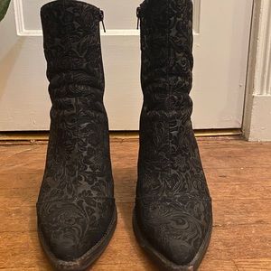 Jeffrey Campbell Embroidered Boots